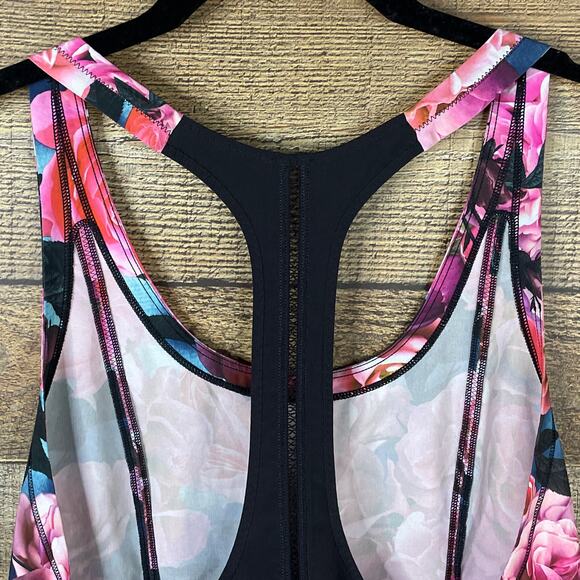 Lululemon Lightened Up Singlet Racerback Tank Top Secret Garden Black SZ 4 6 - Picture 4 of 8
